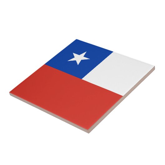 Carreau Drapeau Chili (Côté)