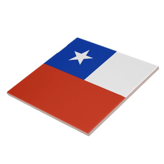 Carreau Drapeau chilien (Côté)