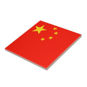 Carreau Drapeau Chine - Haute qualité (Côté)