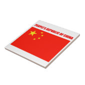 Carreau Drapeau Chine haute qualité (Côté)