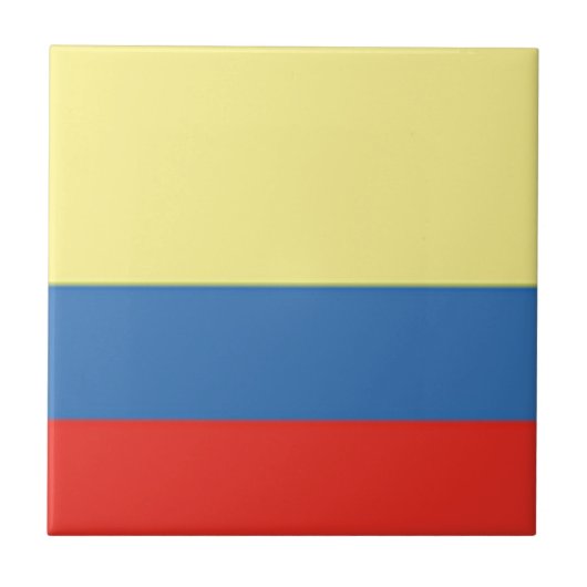 Carreau Drapeau Colombie (Devant)