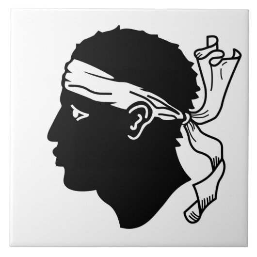 Carreau Drapeau Corse (Devant)