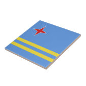 Carreau Drapeau d'Aruba (Côté)