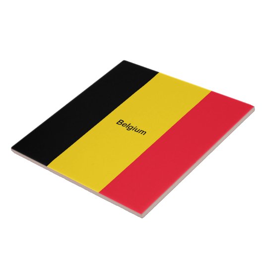 Carreau Drapeau de Belgique (Côté)