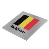 Carreau Drapeau de Belgique, (Côté)