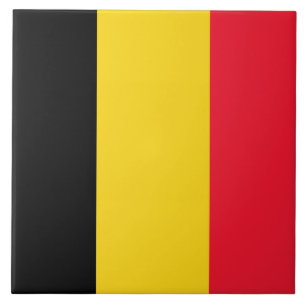 Carreau Drapeau de Belgique Carrelage en céramique