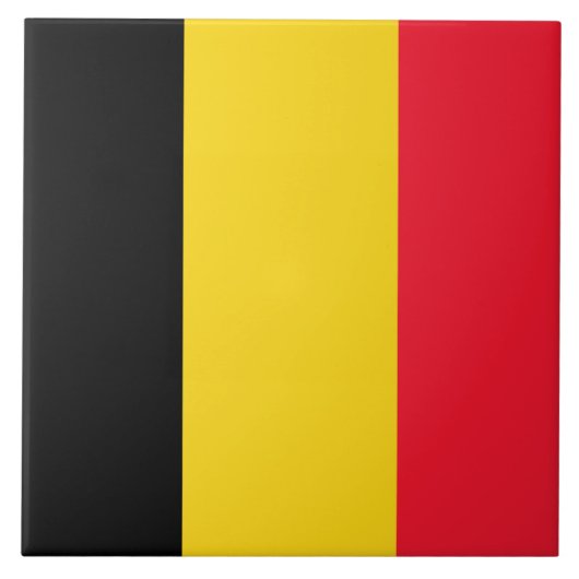Carreau Drapeau de Belgique Carrelage en céramique (Devant)
