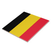 Carreau Drapeau de Belgique Carrelage en céramique (Côté)