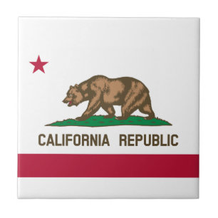 Carreau Drapeau de Californie