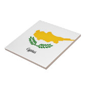 Carreau Drapeau de Chypre (Côté)