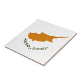 Carreau Drapeau de Chypre (Côté)