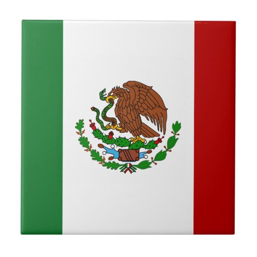 Carreau Drapeau de Cinco de Mayo au Mexique (Devant)
