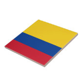 Carreau Drapeau de Columbia, République de Colombie (Côté)