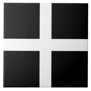 Carreau Drapeau de Cornouailles (Cornwall) (Comté d'Anglet