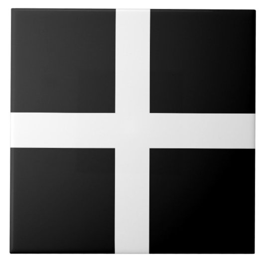 Carreau Drapeau de Cornouailles (Cornwall) (Comté d'Anglet (Devant)