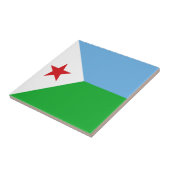 Carreau Drapeau de Djibouti (Côté)