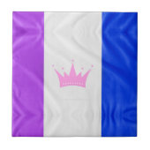 Carreau Drapeau de fierté de la culture drag de SlipperyJo (Devant)
