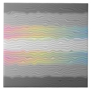 Carreau Drapeau de fierté Demifluid Abstrait Groovy Boho T