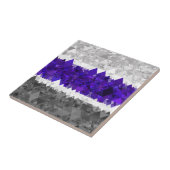 Carreau Drapeau de fierté Greygender Boho Géométrique Mod (Côté)