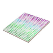 Carreau Drapeau de fierté Toric abstrait boho éclectique G (Côté)