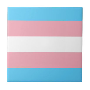 Carreau Drapeau de fierté transgenre