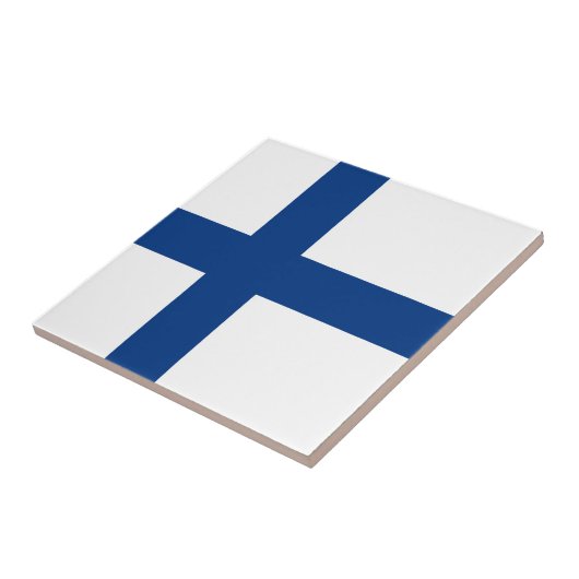 Carreau Drapeau de Finlande (Côté)