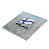 Carreau Drapeau de Finlande (Côté)