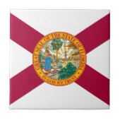 Carreau Drapeau de Floride (Devant)