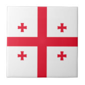 Carreau Drapeau de Géorgie (Devant)