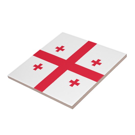 Carreau Drapeau de Géorgie (Côté)