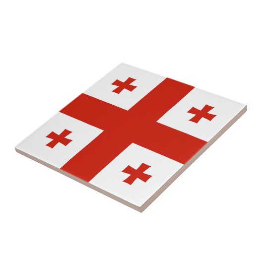 Carreau Drapeau de Géorgie (Côté)