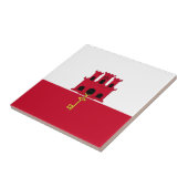 Carreau Drapeau de Gibraltar (Côté)