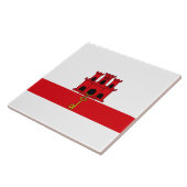 Carreau Drapeau de Gibraltar (Côté)