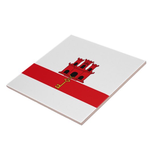 Carreau Drapeau de Gibraltar (Côté)