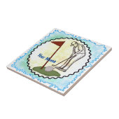 Carreau Drapeau de golf (Côté)