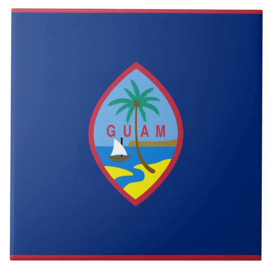 Carreau Drapeau de Guam (Devant)