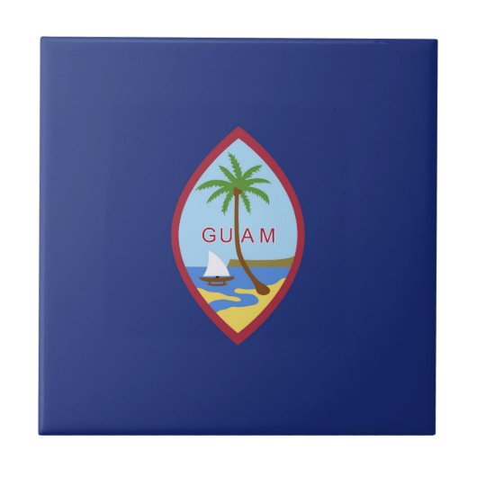 Carreau Drapeau de Guam (Devant)