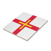 Carreau Drapeau de Guernesey (Côté)