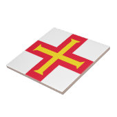 Carreau Drapeau de Guernesey (Côté)