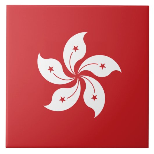 Carreau Drapeau de Hong Kong (Devant)