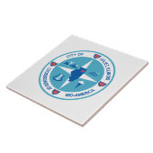 Carreau Drapeau de Joliet (Illinois) (Côté)