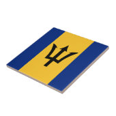 Carreau Drapeau de la Barbade (Côté)