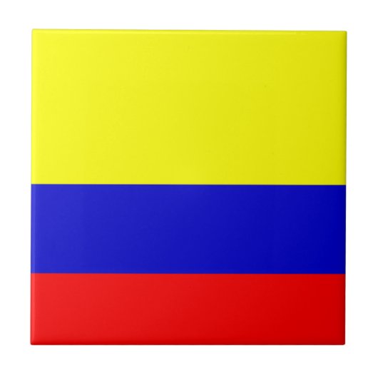 Carreau Drapeau de la Colombie (Devant)