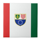Carreau Drapeau de la Fédération de Bosnie (Devant)