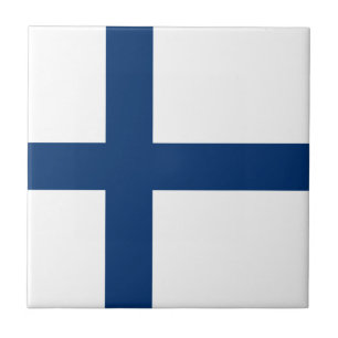 Carreau Drapeau de la Finlande