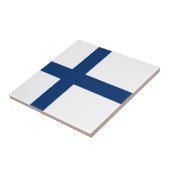 Carreau Drapeau de la Finlande (Côté)