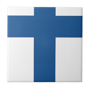 Carreau Drapeau de la Finlande