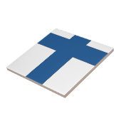 Carreau Drapeau de la Finlande (Côté)