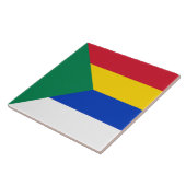 Carreau Drapeau de la foi religieuse druze (Côté)