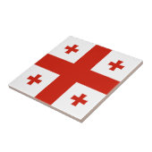 Carreau Drapeau de la Géorgie (Côté)
